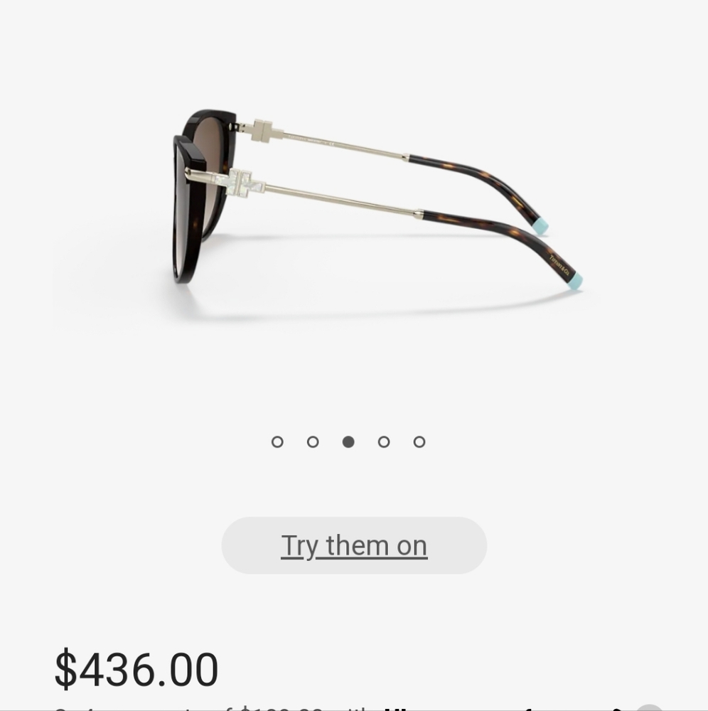 Tiffany & Company Sunglasses TF4178. #348 - Picture 4 of 16
